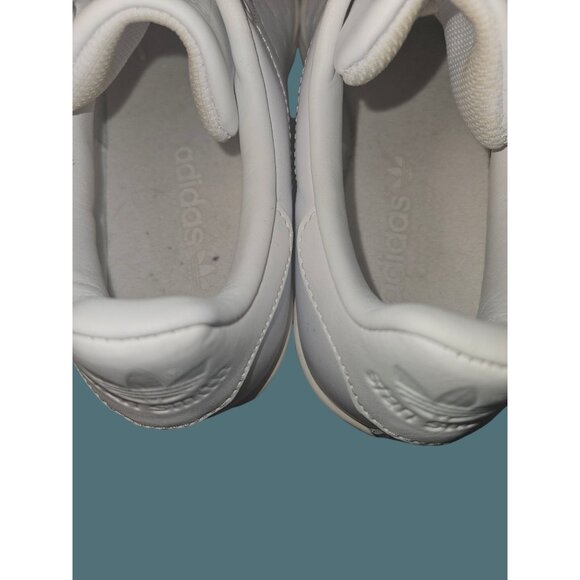 Adidas Stan Smith Triple White Sneakers Men Size 6.5 Women 7.5 - Picture 12 of 13